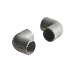 Угол для ПВХ труб разъемный Угол