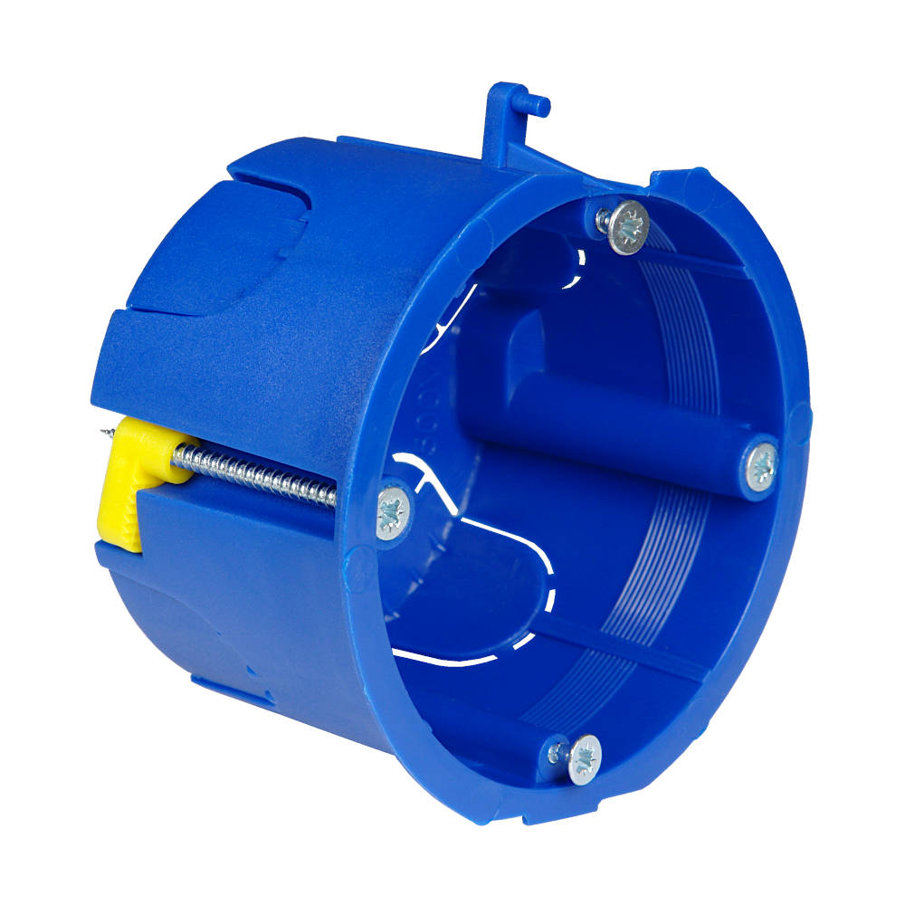 10170 Тусо Коробка установочная ГСК с/у без крышки d 65, гл. 45, синяя