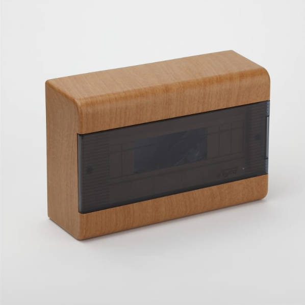 68012-38М Тусо Щиток для о/п на 12 модулей с дверцей, 280х190х93мм, IP40, бук